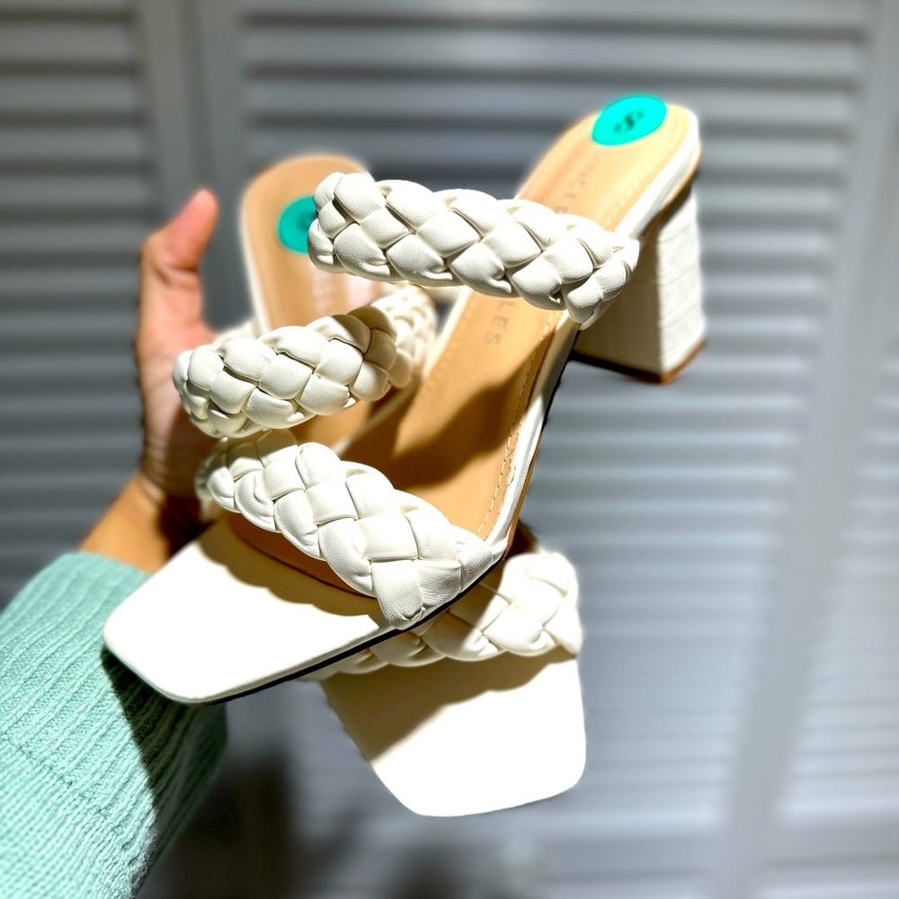 White cute heels